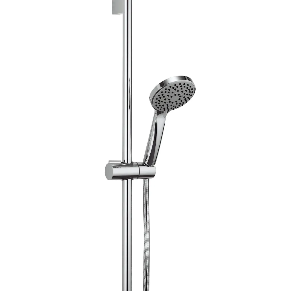Crosswater Wisp Premium Shower Rail Kit with Triple Function Handset