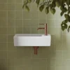 Daisy Matt White Wall Hung Cloakroom Basin - 450 x 245mm