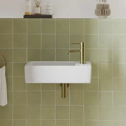Daisy Wall Hung Cloakroom Basin - 450 x 245mm