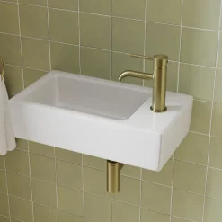 Daisy Wall Hung Cloakroom Basin - 450 x 245mm