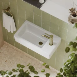 Daisy Wall Hung Cloakroom Basin - 450 x 245mm