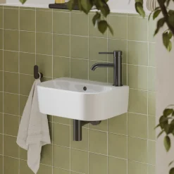 Daisy Wall Hung Cloakroom Basin - 360 x 250mm