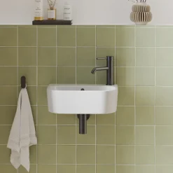 Daisy Wall Hung Cloakroom Basin - 360 x 250mm