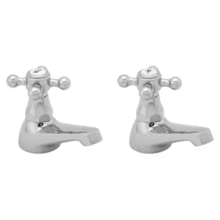 Deva Tudor Basin Pillar Taps