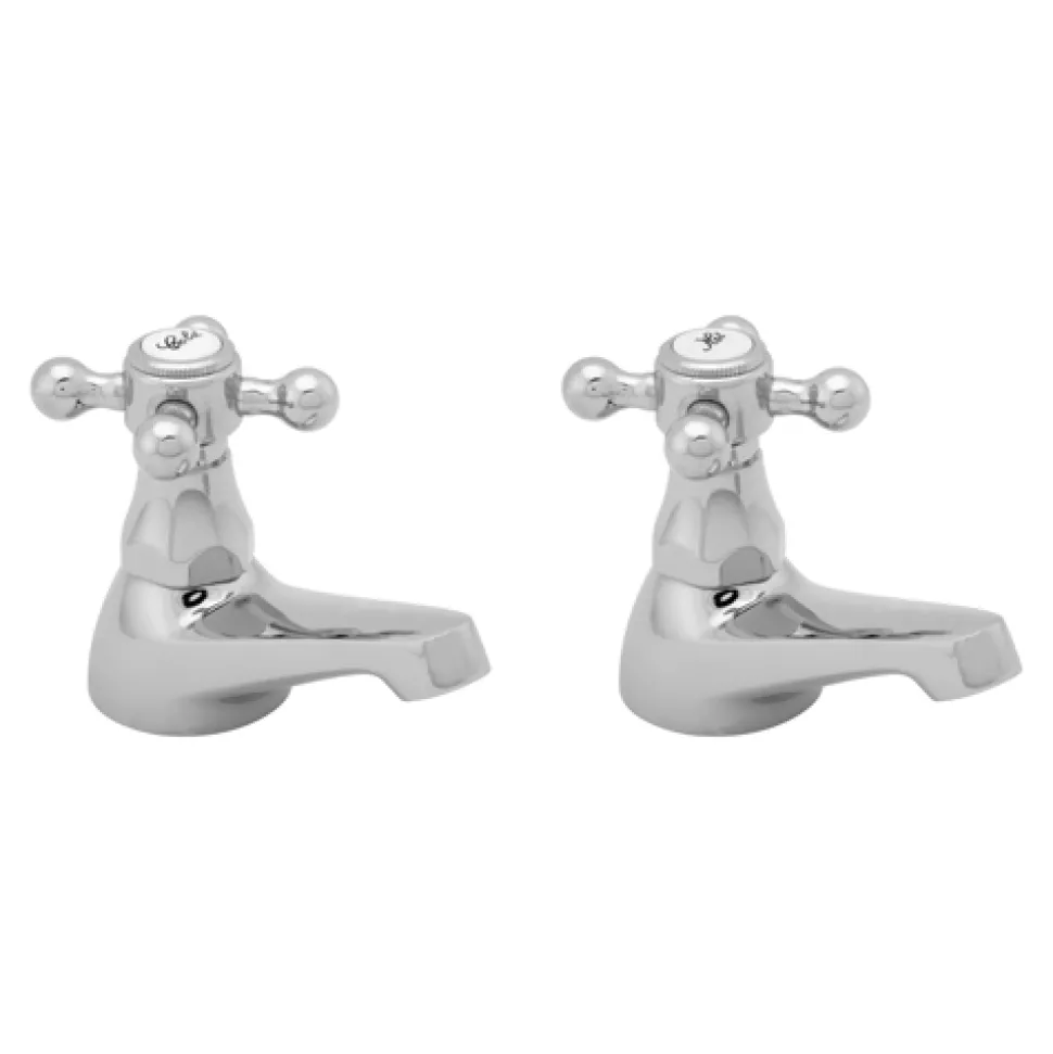 Deva Tudor Basin Pillar Taps
