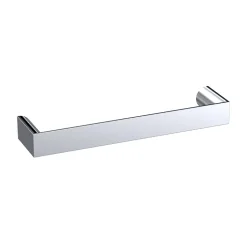 Drench Chrome Rectangular D Bar Furniture Handle - 96mm Centres