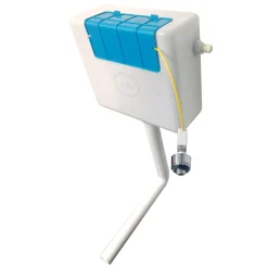 Drench Dual Flush Concealed Cistern with Square Dual Flush Button