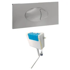 Drench Dual Flush Concealed Cistern with Dual Flush Plate