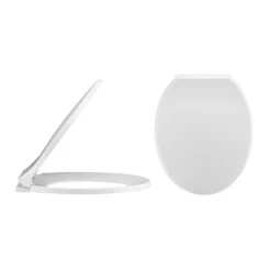 Drench Emma Luxury Round Quick Release Soft Close Toilet Seat with Top Fix