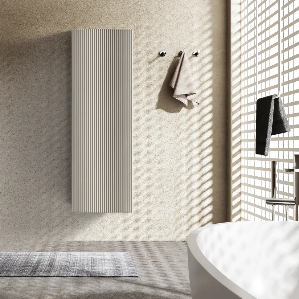 Drench Groove 900mm Fluted Wall Mounted Tall Cabinet
