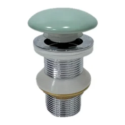 Drench Hue Ceramic Unslotted Clicker Basin Waste