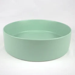 Drench Hue Round Countertop Basin - Minty Green