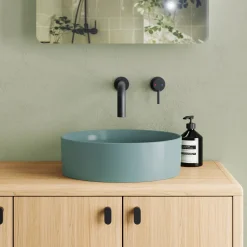 Drench Hue Round Countertop Basin - Teal