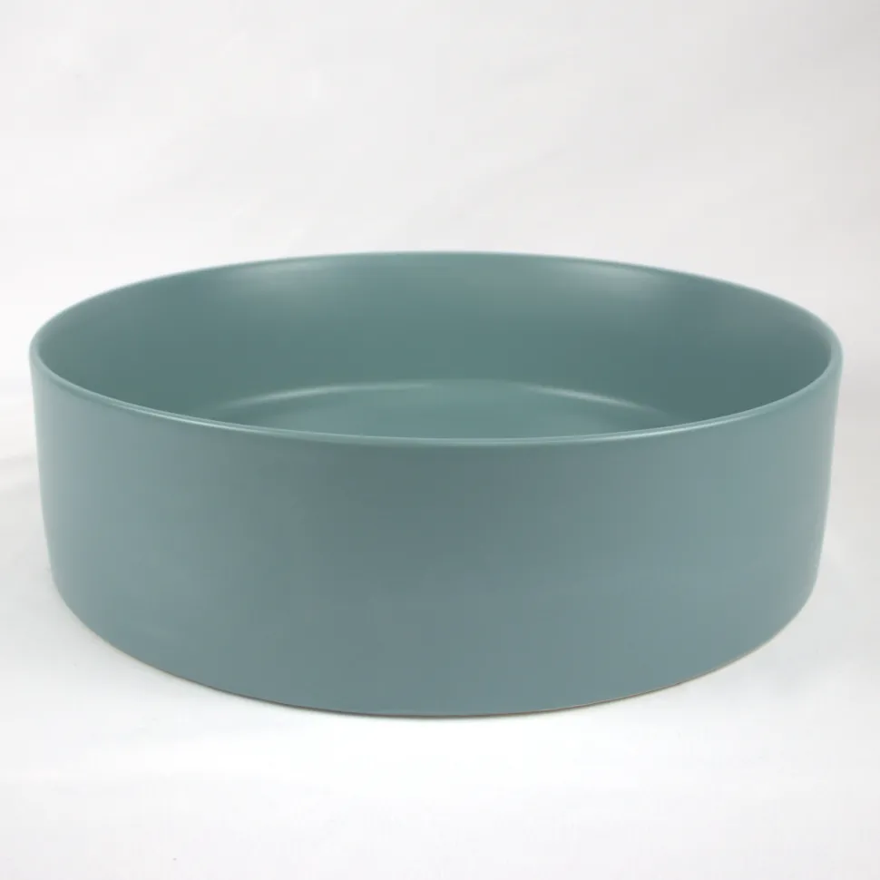 Drench Hue Round Countertop Basin - Teal