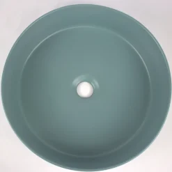 Drench Hue Round Countertop Basin - Teal
