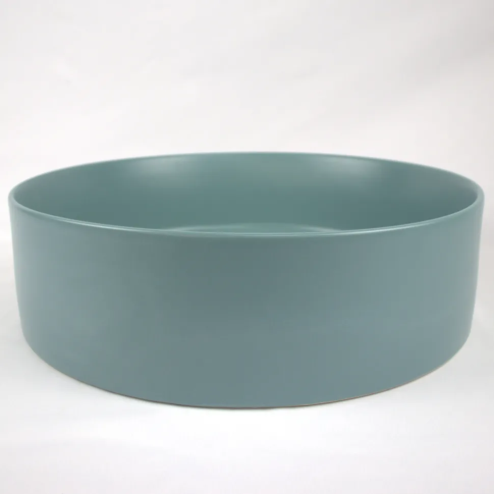 Drench Hue Round Countertop Basin - Teal