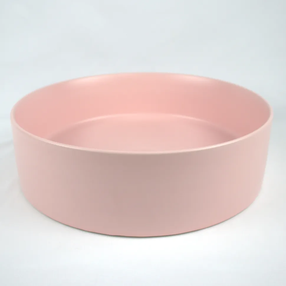 Drench Hue Round Countertop Basin - Light Pink