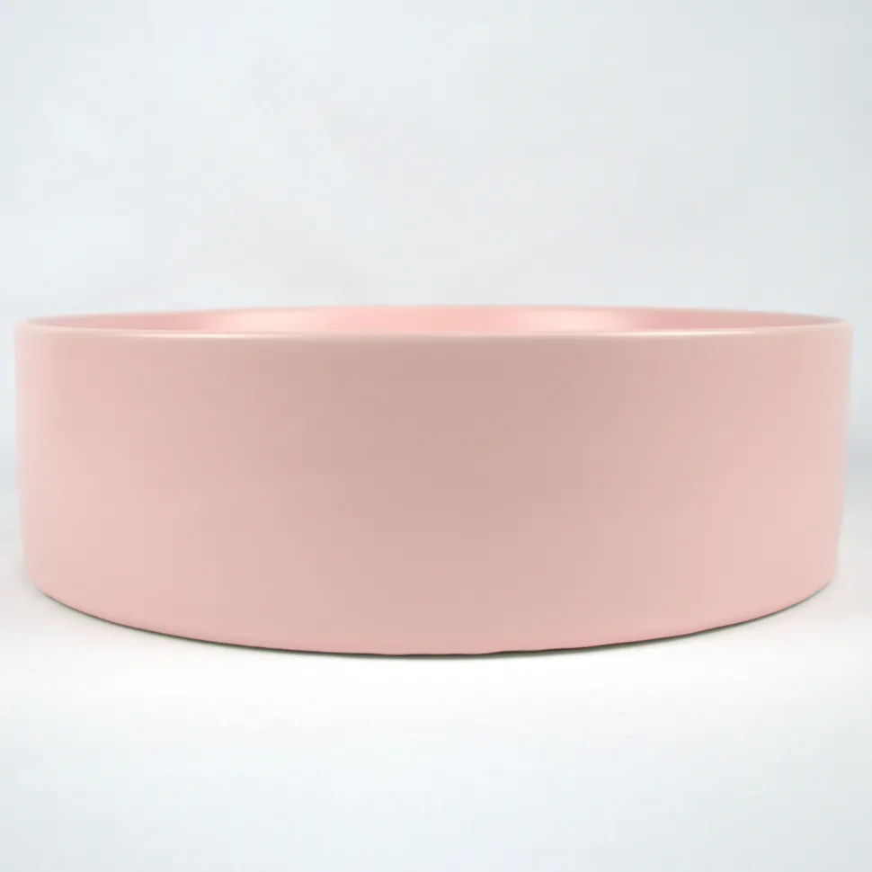 Drench Hue Round Countertop Basin - Light Pink