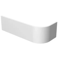 Drench J Shaped Single Ended Corner Bath & Bath Panel - 1700 x 720mm