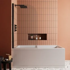 Drench Keyhole Shower Bath & Shower Screen