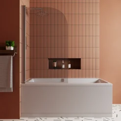 Drench Keyhole Shower Bath & Shower Screen