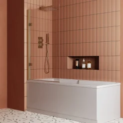 Drench Keyhole Shower Bath & Shower Screen