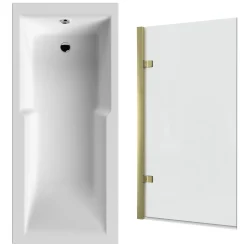 Drench Keyhole Shower Bath & Shower Screen