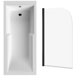 Drench Keyhole Shower Bath & Shower Screen