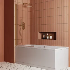 Drench Keyhole Shower Bath & Shower Screen