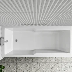 Drench Keyhole Shower Bath - 1700 x 750mm