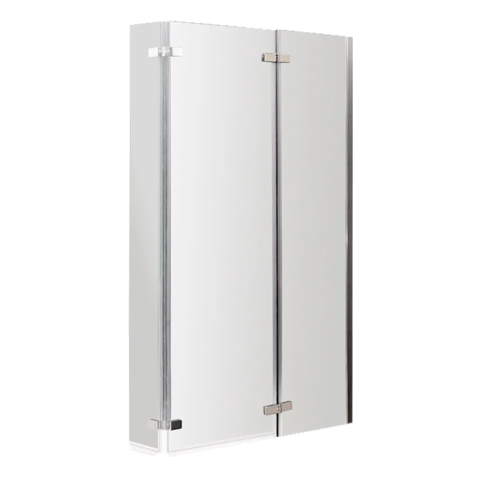 Drench L Shaped Shower Bath with Panel and Shower Screen - 1500mm