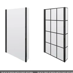 Drench L Shaped Shower Bath with Panel and Shower Screen - 1700mm