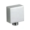 Drench Modern Square Chrome-Plated Solid Brass Outlet Elbow