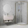 Drench Naturals Grey Concrete PVC Waterproof Bathroom Wall Panel - 1000 x 2400mm