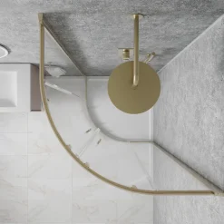 Drench Naturals Grey Concrete PVC Waterproof Bathroom Wall Panel - 1000 x 2400mm