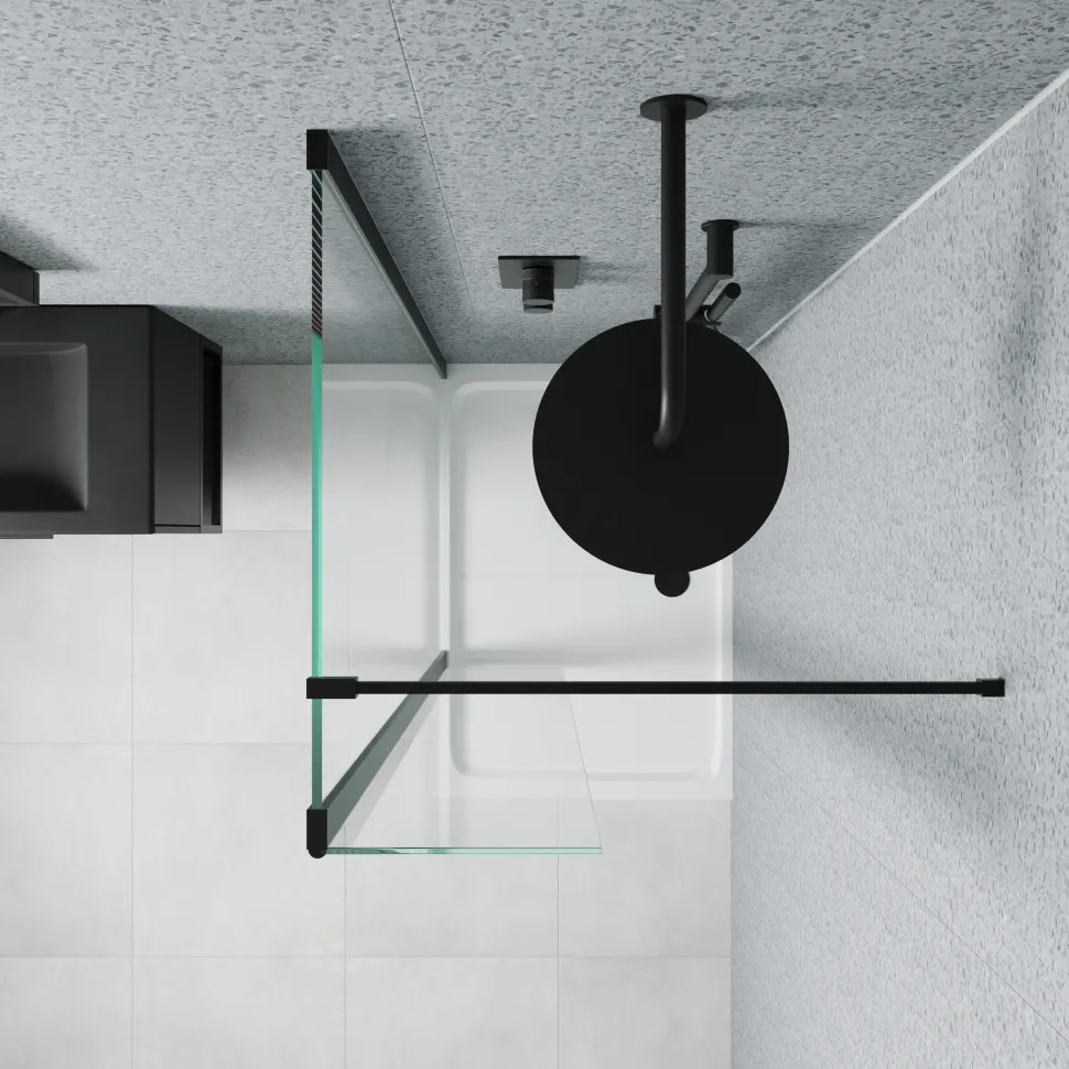 Drench Naturals Grey Terrazzo PVC Waterproof Bathroom Wall Panel - 1000 x 2400mm