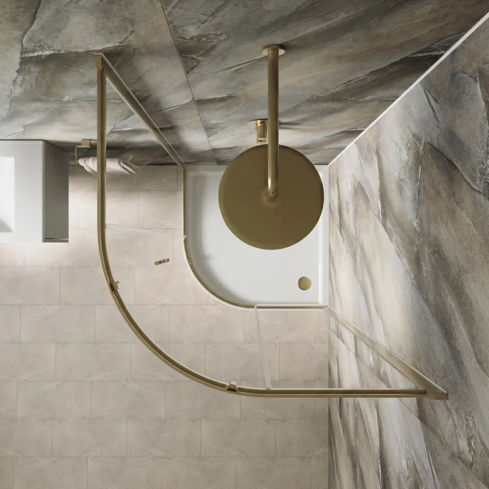 Drench Naturals Matt Slate PVC Waterproof Bathroom Wall Panel - 1000 x 2400mm
