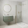 Drench Naturals Matt Stone PVC Waterproof Bathroom Wall Panel - 1000 x 2400mm