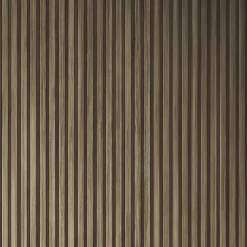 Drench Naturals Walnut Slatted Wood Waterproof Bathroom Wall Panel - 3 pack