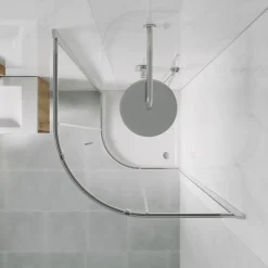Drench Naturals White Marble PVC Waterproof Bathroom Wall Panel - 1000 x 2400mm
