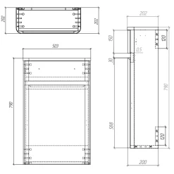 Drench Origin 500mm Back to Wall WC Unit