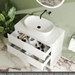 Drench Origin 900mm Floorstanding Vanity Unit & Countertop