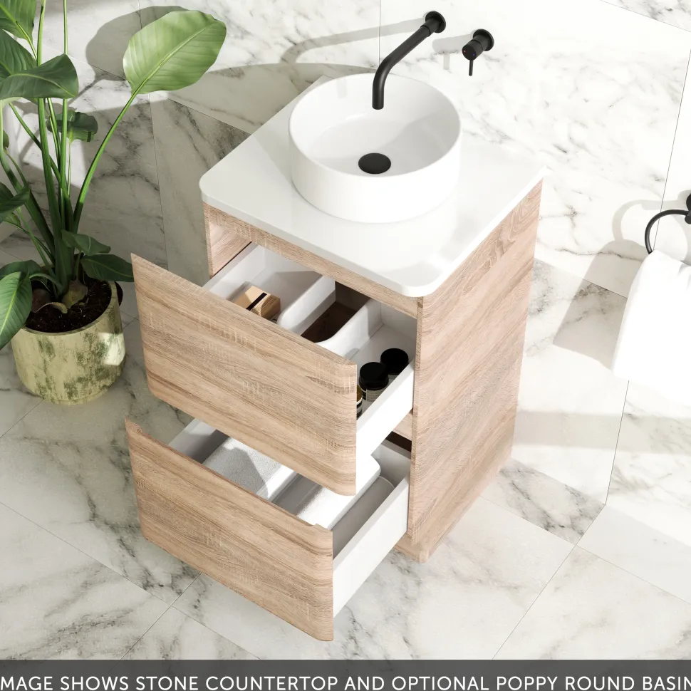 Drench Origin 500mm Floorstanding Vanity Unit & Countertop