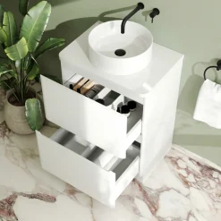 Drench Origin 600mm Floorstanding Vanity Unit & Countertop