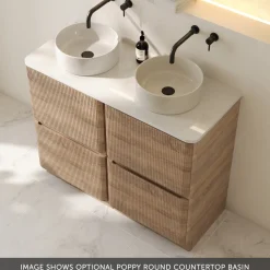 Drench Origin 1000mm Fluted Floorstanding Vanity Unit & Countertop