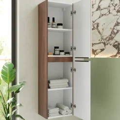Drench Origin 1500mm Fluted Tall Wall Mounted Cabinet