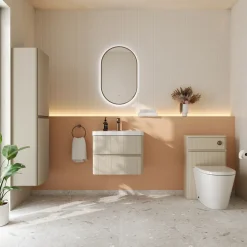 Drench Origin 1500mm Fluted Tall Wall Mounted Cabinet