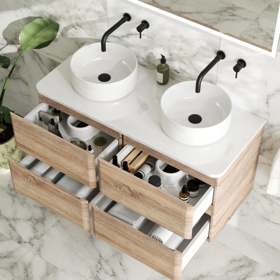 Drench Origin 1000mm Wall Mounted Vanity Unit & Countertop