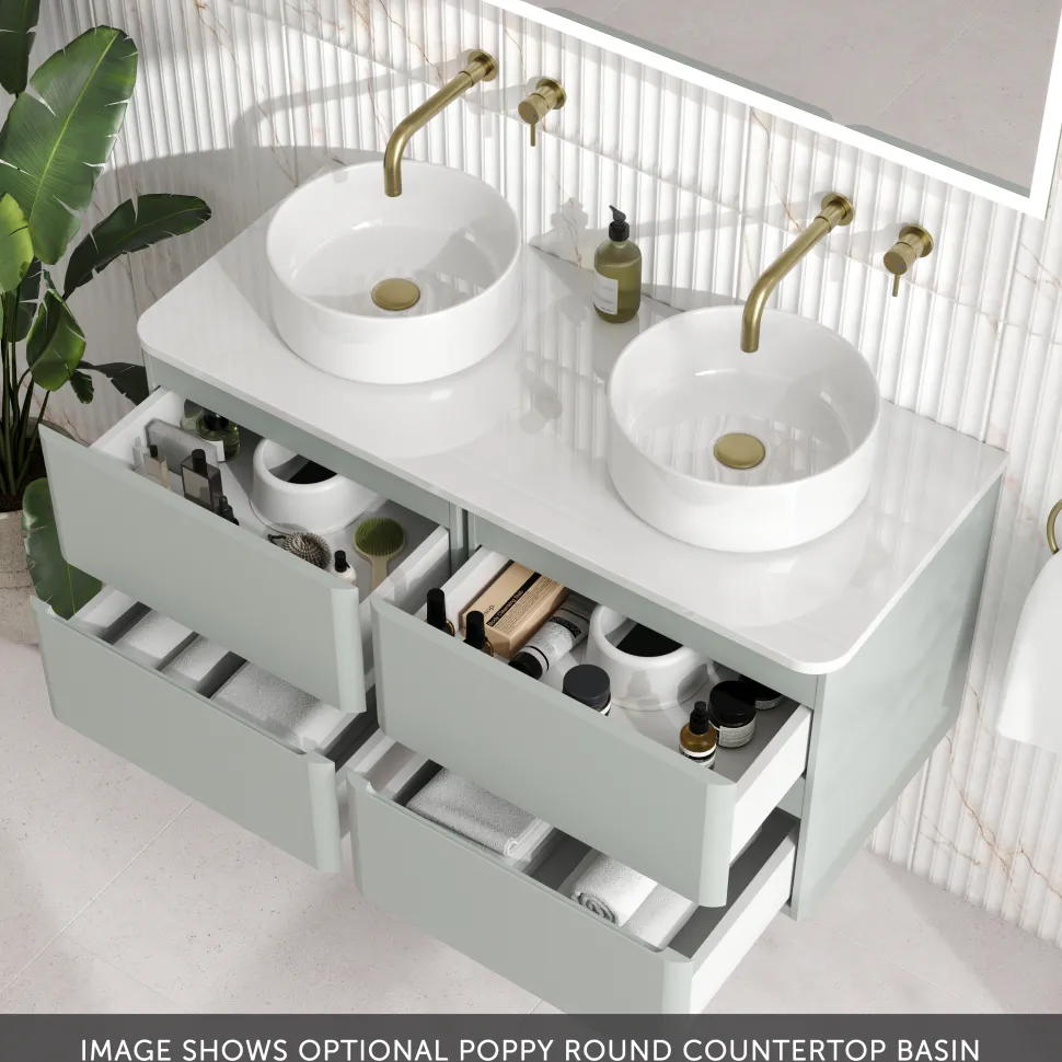 Drench Origin 1000mm Wall Mounted Vanity Unit & Countertop
