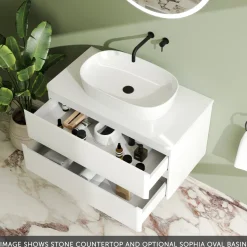Drench Origin 900mm Wall Mounted Vanity Unit & Countertop